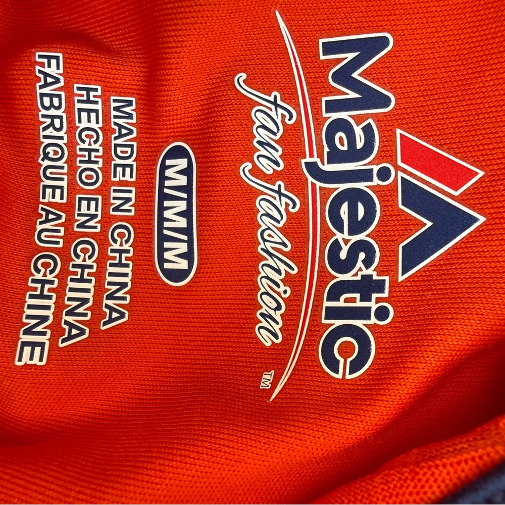 Majestic Women’s NFL Denver Broncos Short Sleeve Rhinestone Shirt. Size Medium - Picture 8 of 8